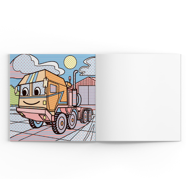 Товари для малювання - Водна розмальовка Crystal Book Тягачі (9789669877109)#4