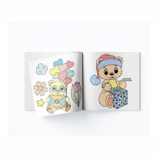 Товари для малювання - Водна розмальовка Crystal Book Чарівний подарунок (9789669872647)#3