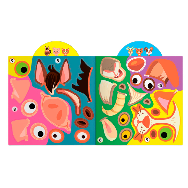 Розмальовки та актівітібуки (2-6 років) - Книжка «Грайка-розвивайка Свійські тварини 57 великих наліпок» (9789669874795)#6