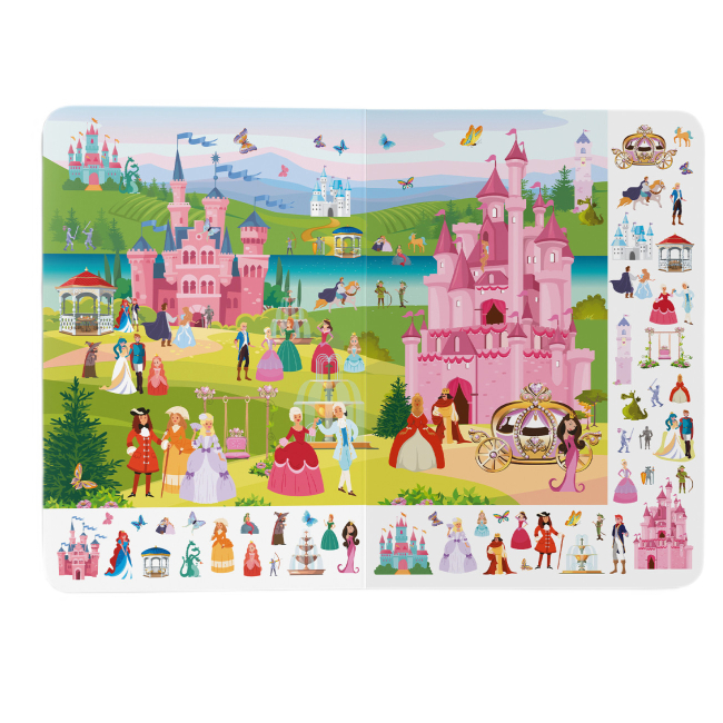 Книги-картинки для дітей (2-6 років) - Книжка-картонка «Великий віммельбух Замок принцеси» (9786175471166)#2