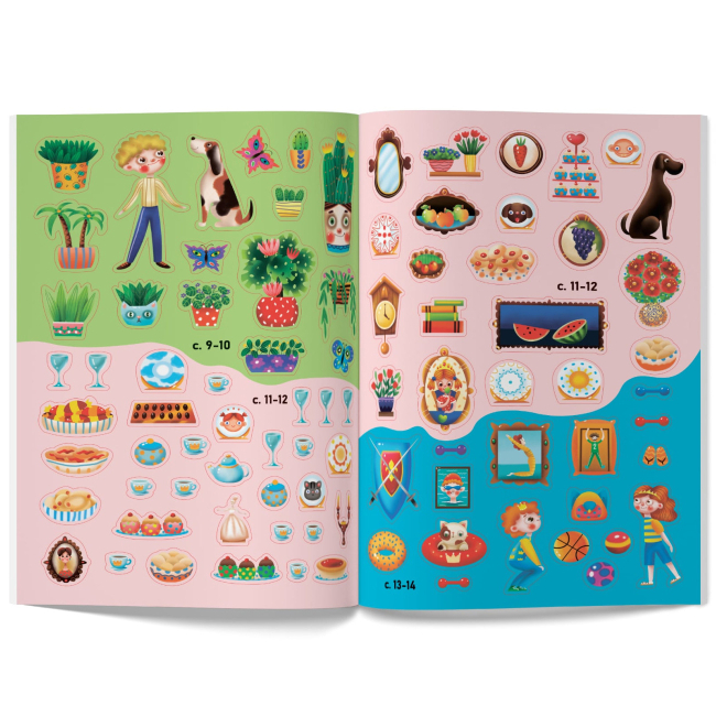 Розмальовки та актівітібуки (2-6 років) - Книжка «Меганаліпки. Замок принцеси» (9789669872470)#8