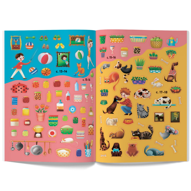 Розмальовки та актівітібуки (2-6 років) - Книжка «Меганаліпки. Замок принцеси» (9789669872470)#9