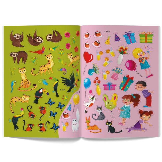 Розмальовки та актівітібуки (2-6 років) - Книжка «Меганаліпки. Лічба» (9786175474273)#6