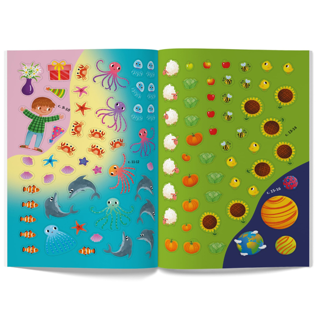 Розмальовки та актівітібуки (2-6 років) - Книжка «Меганаліпки. Лічба» (9786175474273)#7