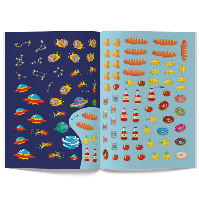 Розмальовки та актівітібуки (2-6 років) - Книжка «Меганаліпки. Лічба» (9786175474273)#8