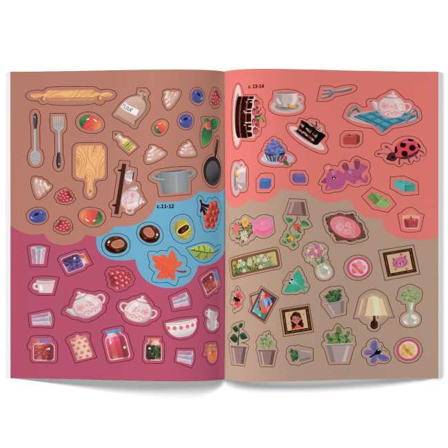 Розмальовки та актівітібуки (2-6 років) - Книжка «Меганаліпки. Подружки принцеси» (9789669872517)#8