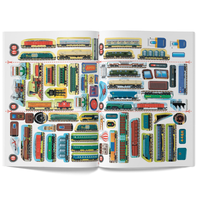 Розмальовки та актівітібуки (2-6 років) - Книжка «Меганаліпки. Потяги» (9786175471005)#8