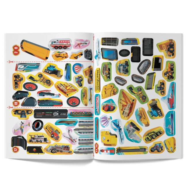 Розмальовки та актівітібуки (2-6 років) - Книжка «Меганаліпки. Розумні машини» (9786175474280)#8