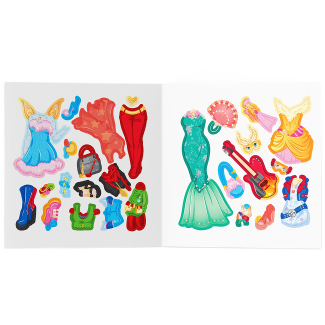 Настольные игры - Настольная игра-книга Crystal Book Модная мастерская Подружка на вечеринке (9789669364265)#3