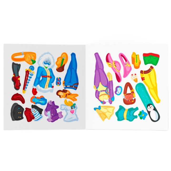 Настільні ігри - Настільна гра-книга Crystal Book Модна майстерня Подружка на відпочинку (9789669364272)#4