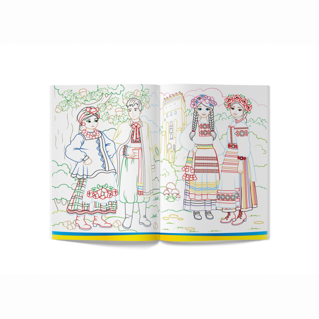 Товари для малювання - Розмальовка Crystal Book Моя чарівна Україна (9786175474075)#2