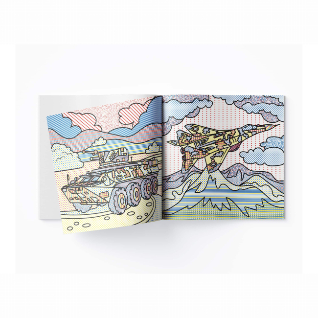 Товари для малювання - Водна розмальовка Crystal Book Військова техніка (9786175474013)#3