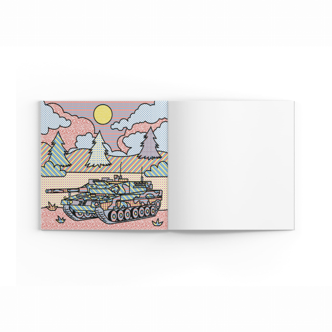 Товари для малювання - Водна розмальовка Crystal Book Військова техніка (9786175474013)#4