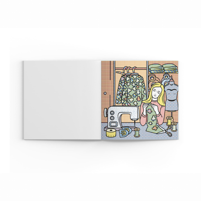 Товари для малювання - Водна розмальовка Crystal Book Волонтери (9786175474051)#2