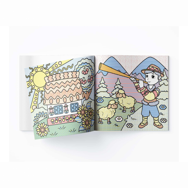 Товари для малювання - Водна розмальовка Crystal Book Моя чарівна батьківщина (9786175474105)#3