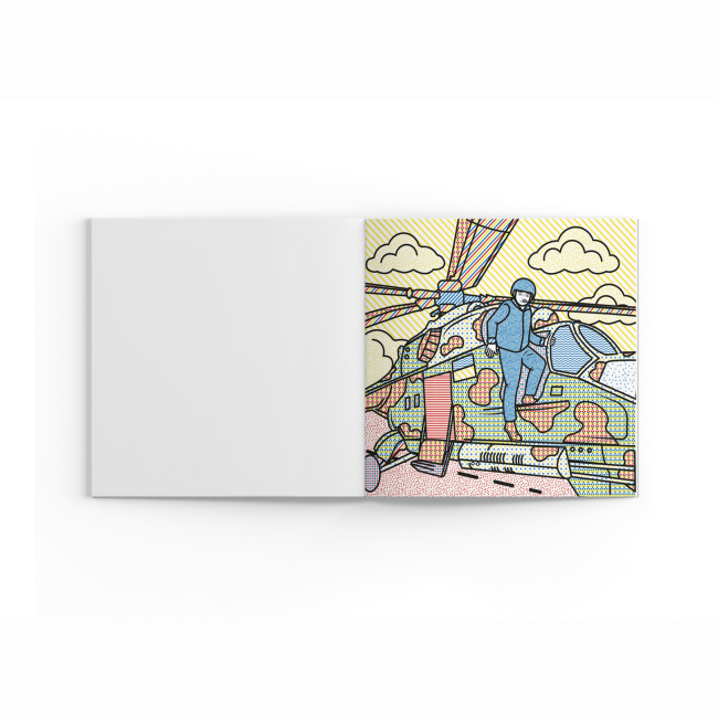 Товари для малювання - Водна розмальовка Crystal Book Наші захисники (9786175474037)#2