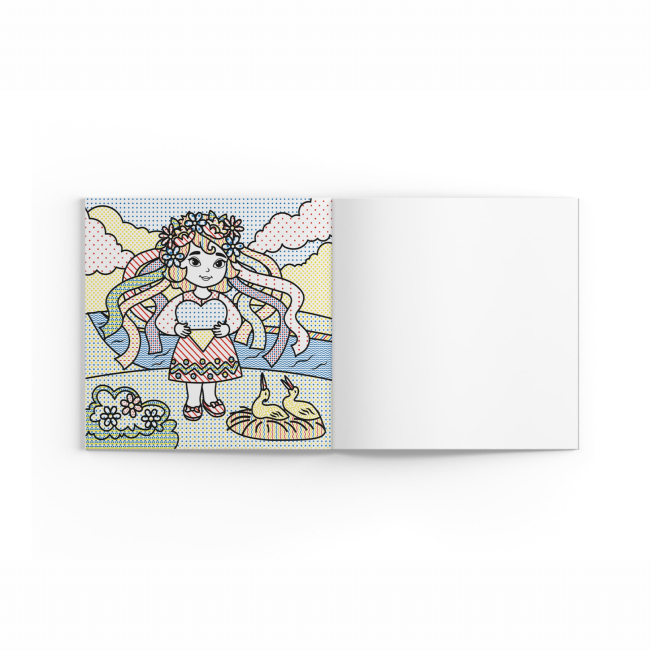 Товари для малювання - Водна розмальовка Crystal Book Я - україночка (9786175474044)#4