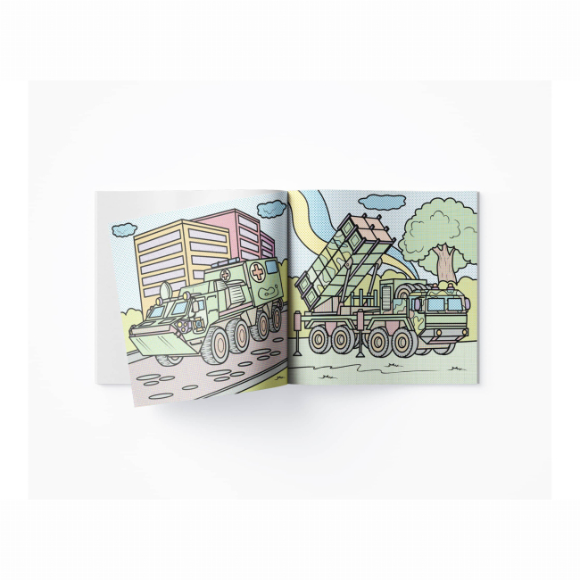 Товари для малювання - Водна розмальовка Crystal Book Віримо в ЗСУ (9786175473962)#3