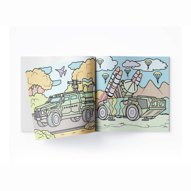 Товари для малювання - Водна розмальовка Crystal Book Зброя перемоги (9786175473931)#3