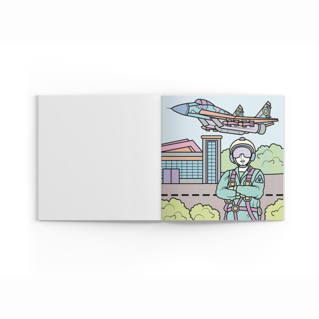 Товари для малювання - Водна розмальовка Crystal Book На захисті України (9786175473924)#2