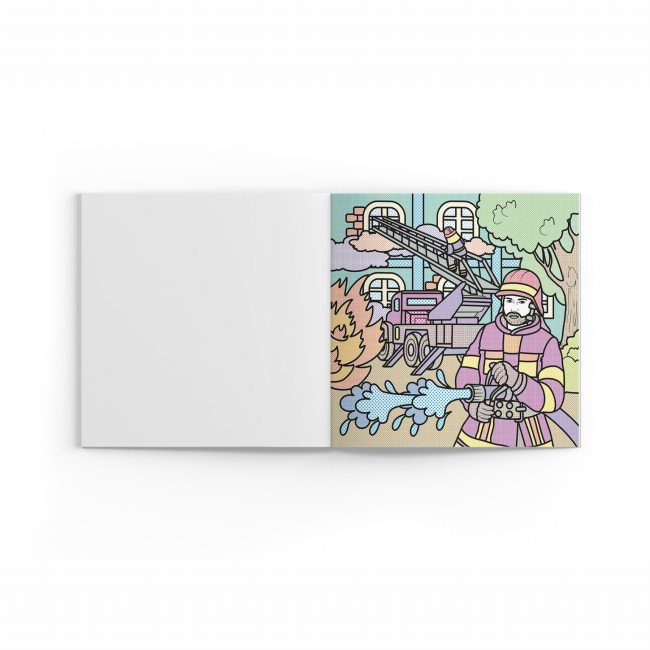 Товари для малювання - Водна розмальовка Crystal Book Наші герої (9786175473900)#2