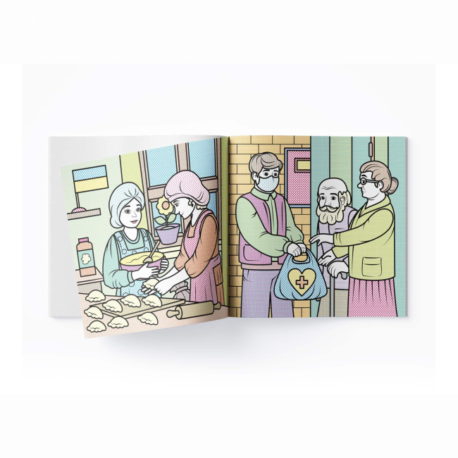 Товари для малювання - Водна розмальовка Crystal Book Разом до перемоги! (9786175473887)#3