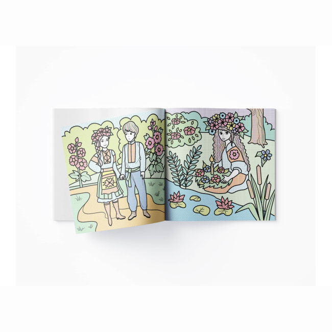 Товари для малювання - Водна розмальовка Crystal Book Чарівна Україна (9786175473986)#3