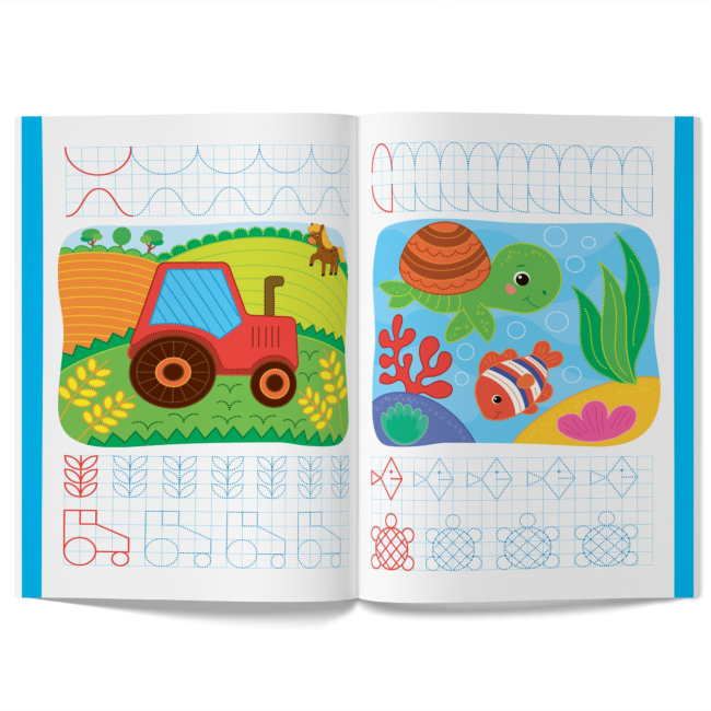 Навчальна література - Книжка «Перші багаторазові прописи. Готуємо руку до письма. Навчаємося писати правильно» (9786175472705)#2