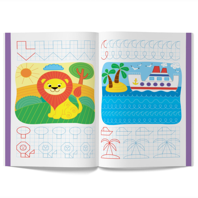 Навчальна література - Книжка «Перші багаторазові прописи. Готуємо руку до письма. Навчаємося писати правильно» (9786175472705)#3