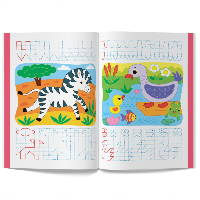 Навчальна література - Книжка «Перші багаторазові прописи. Готуємо руку до письма. Навчаємося писати правильно» (9786175472705)#4