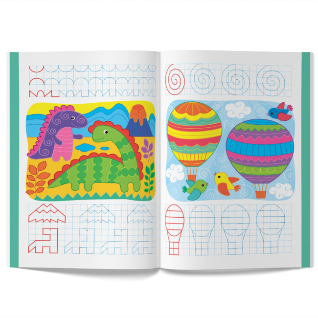 Навчальна література - Книжка «Перші багаторазові прописи. Готуємо руку до письма. Навчаємося писати правильно» (9786175472705)#5