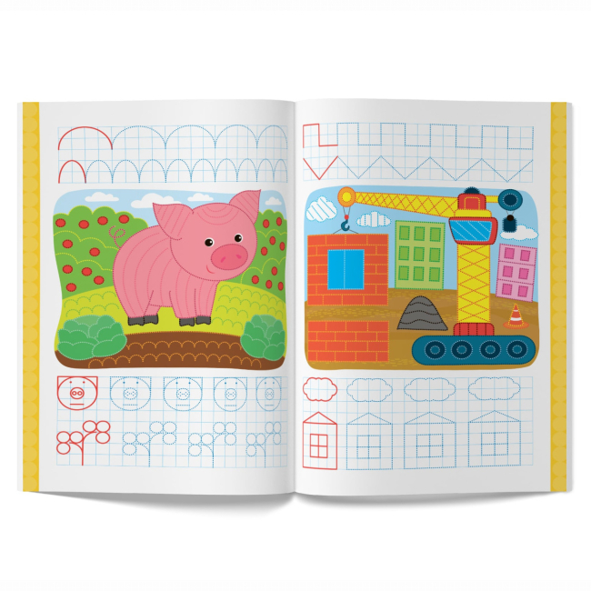 Учебная литература - Книжка «Перші багаторазові прописи. Пальчиковий тренажер. Навчаємося писати правильно» (9786175472729)#2