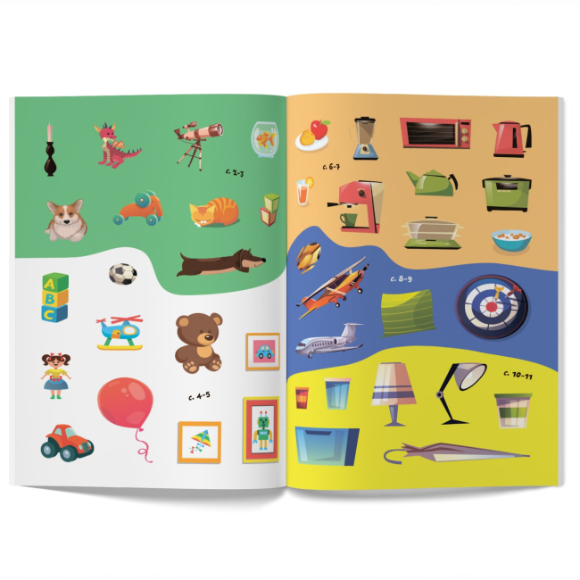 Розмальовки та актівітібуки (2-6 років) - Книжка «Перші розвивальні наліпки. У будинку. 41 наліпок» (9789669874733)#5