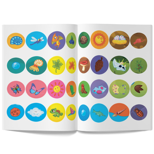 Розмальовки та актівітібуки (2-6 років) - Книжка «Перші розмальовки з кольоровим контуром для малюків. Динозаврики. 32 великі наліпки» (9789669874245)#6