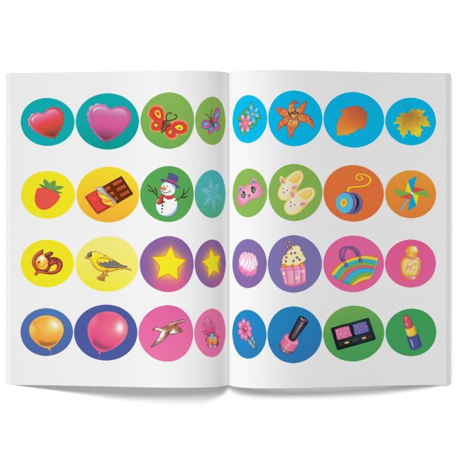 Розмальовки та актівітібуки (2-6 років) - Книжка «Перші розмальовки з кольоровим контуром для малюків. Подружки-модниці. 32 великі наліпки» (9789669876980)#6