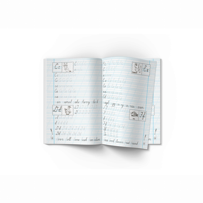 Навчальна література - Книжка «Прописи-тренажер. Англійська мова. Рукописний шрифт» (9789669877680)#2