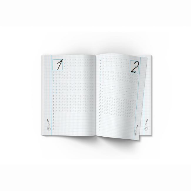 Учебная литература - Книжка «Прописи-тренажер. Математики. Навчаємося писати цифри» (9789669879929)#2