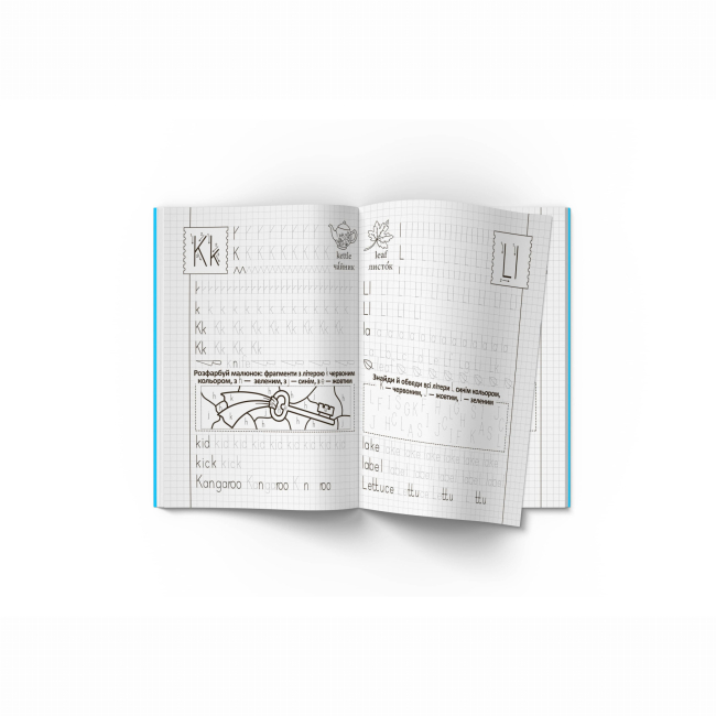 Навчальна література - Книжка «Прописи. Англійська мова. Друкований шрифт» (9786177270576)#4