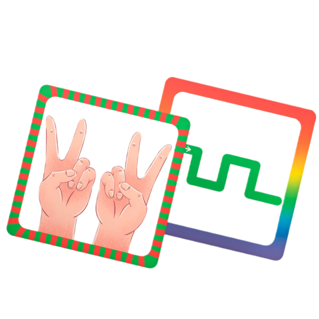 Обучающие игрушки - Умные карточки Crystal Book Развитие моторики 30 штук (9786175475263)#3