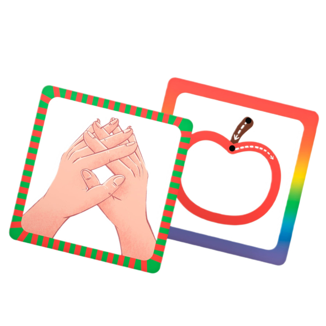 Обучающие игрушки - Умные карточки Crystal Book Развитие моторики 30 штук (9786175475263)#4