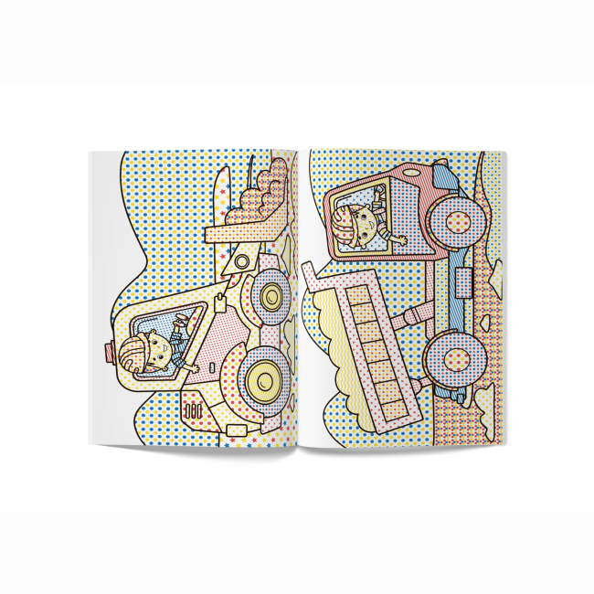 Товари для малювання - Водна розмальовка Crystal Book Будівельна техніка (9789669874320)#3