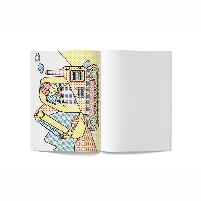 Товари для малювання - Водна розмальовка Crystal Book Будівельна техніка (9789669874320)#4