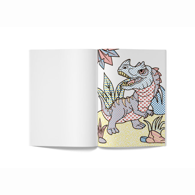 Товары для рисования - Водная раскраска Crystal Book Динозавры (9789669874283)#2