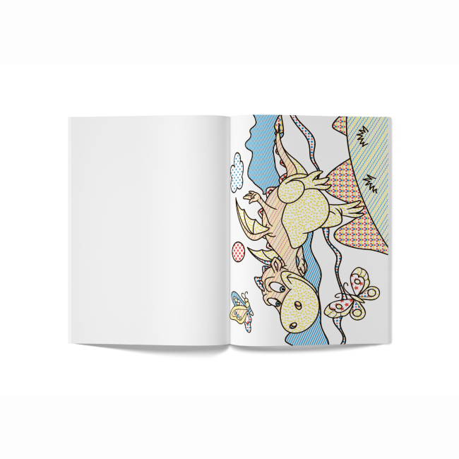 Товары для рисования - Водная раскраска Crystal Book Драконы (9789669875860)#2