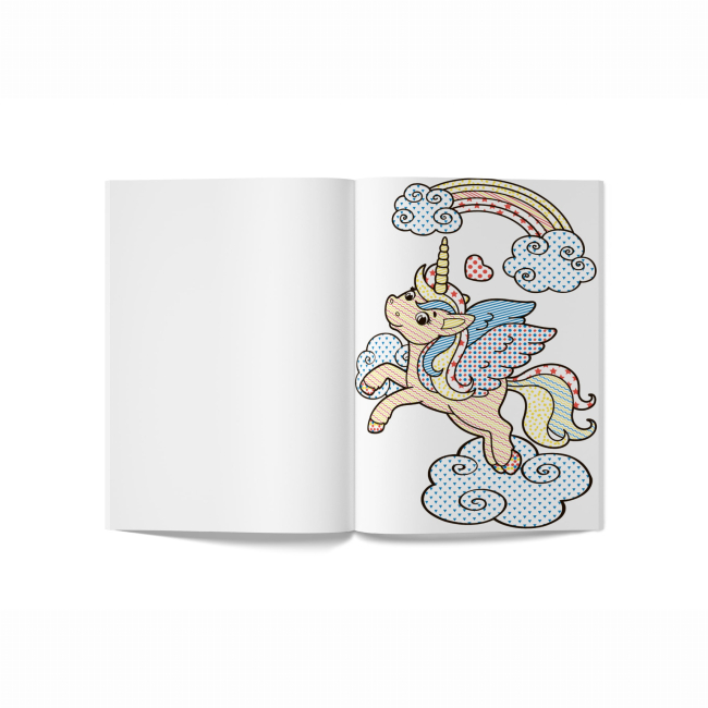 Товари для малювання - Водна розмальовка Crystal Book Єдинороги (9789669874023)#2