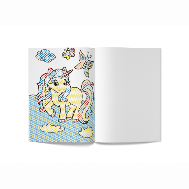 Товари для малювання - Водна розмальовка Crystal Book Єдинороги (9789669874023)#4