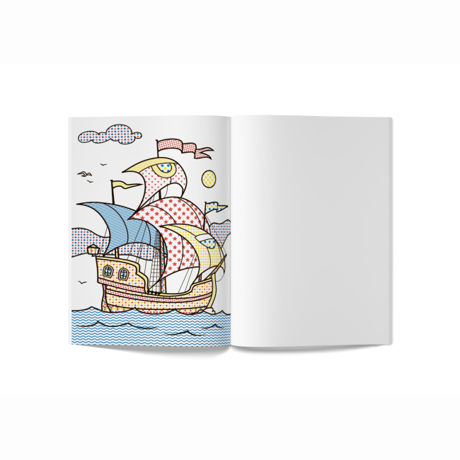 Товари для малювання - Водна розмальовка Crystal Book Кораблі (9789669874894)#4