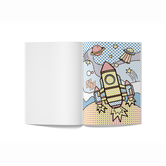 Товари для малювання - Водна розмальовка Crystal Book Космос (9789669874917)#2