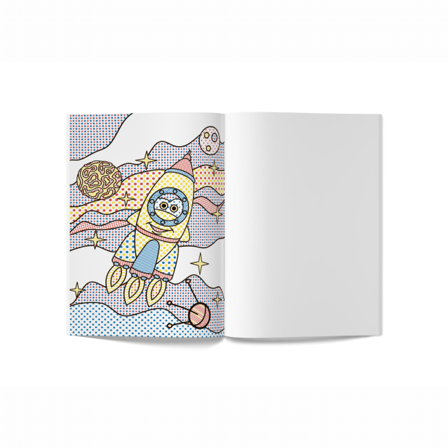 Товари для малювання - Водна розмальовка Crystal Book Космос (9789669874917)#5