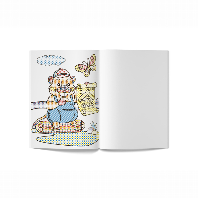 Товари для малювання - Водна розмальовка Crystal Book Кумедні тварини (9789669874658)#4